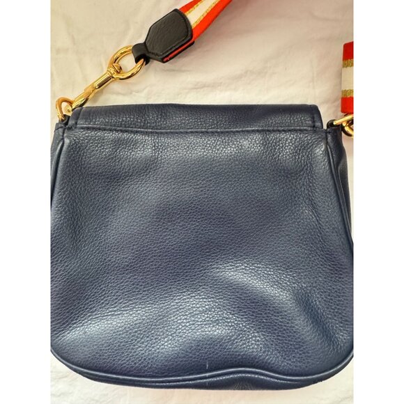 Marc Jacobs Empire City Mini Pebbled Leather Messenger Bag Guitar Strap - Picture 4 of 10